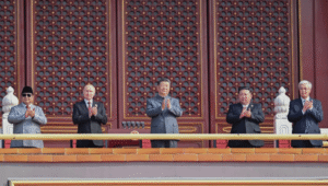 Prabowo Sejajar dengan Putin, Xi Jinping hingga Kim Jong Un di Bingkai Parade Militer China 2025